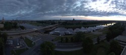 Archived image Webcam Dresden - Panoramic view of the city 03:00