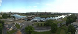 Archived image Webcam Dresden - Panoramic view of the city 06:00