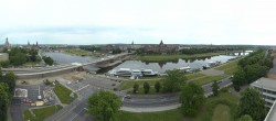Archived image Webcam Dresden - Panoramic view of the city 07:00