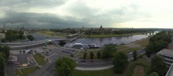 Archiv Foto Webcam Dresden - Elbpanorama 17:00