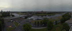 Archiv Foto Webcam Dresden - Elbpanorama 19:00