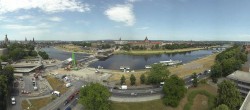 Archiv Foto Webcam Dresden - Elbpanorama 11:00