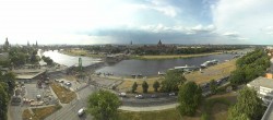 Archiv Foto Webcam Dresden - Elbpanorama 17:00