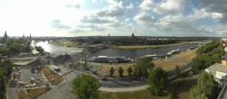 Archiv Foto Webcam Dresden - Elbpanorama 17:00