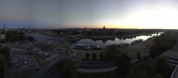 Archived image Webcam Dresden - Panoramic view of the city 03:00