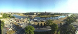 Archiv Foto Webcam Dresden - Elbpanorama 01:00