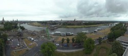 Archived image Webcam Dresden - Panoramic view of the city 13:00
