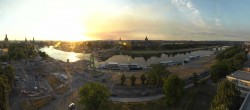 Archived image Webcam Dresden - Panoramic view of the city 19:00