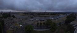 Archived image Webcam Dresden - Panoramic view of the city 05:00