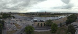 Archiv Foto Webcam Dresden - Elbpanorama 05:00