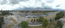 Archiv Foto Webcam Dresden - Elbpanorama 13:00