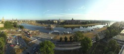 Archiv Foto Webcam Dresden - Elbpanorama 05:00