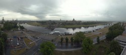 Archiv Foto Webcam Dresden - Elbpanorama 01:00