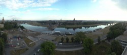 Archiv Foto Webcam Dresden - Elbpanorama 05:00