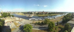 Archiv Foto Webcam Dresden - Elbpanorama 07:00