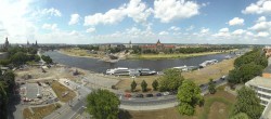 Archiv Foto Webcam Dresden - Elbpanorama 13:00