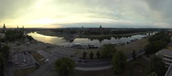 Archiv Foto Webcam Dresden - Elbpanorama 19:00