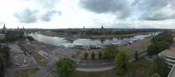 Archiv Foto Webcam Dresden - Elbpanorama 17:00