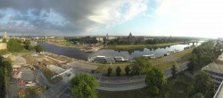 Archived image Webcam Dresden - Panoramic view of the city 01:00