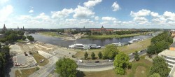Archiv Foto Webcam Dresden - Elbpanorama 13:00