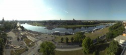Archiv Foto Webcam Dresden - Elbpanorama 17:00
