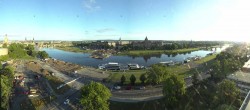 Archiv Foto Webcam Dresden - Elbpanorama 05:00