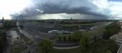 Archiv Foto Webcam Dresden - Elbpanorama 17:00