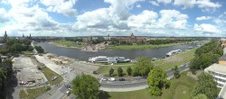 Archiv Foto Webcam Dresden - Elbpanorama 13:00