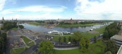 Archiv Foto Webcam Dresden - Elbpanorama 11:00