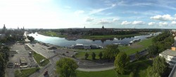 Archiv Foto Webcam Dresden - Elbpanorama 18:00