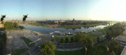 Archiv Foto Webcam Dresden - Elbpanorama 01:00