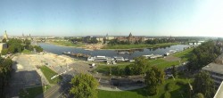 Archiv Foto Webcam Dresden - Elbpanorama 02:00