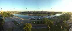Archived image Webcam Dresden - Panoramic view of the city 05:00