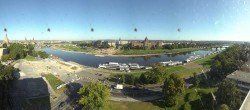 Archived image Webcam Dresden - Panoramic view of the city 07:00