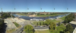 Archived image Webcam Dresden - Panoramic view of the city 11:00