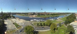 Archived image Webcam Dresden - Panoramic view of the city 13:00