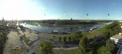 Archived image Webcam Dresden - Panoramic view of the city 17:00