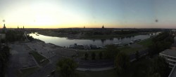 Archived image Webcam Dresden - Panoramic view of the city 19:00