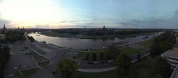 Archiv Foto Webcam Dresden - Elbpanorama 19:00