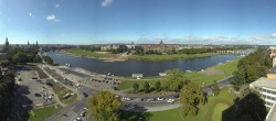 Archiv Foto Webcam Dresden - Elbpanorama 13:00