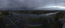 Archived image Webcam Dresden - Panoramic view of the city 05:00