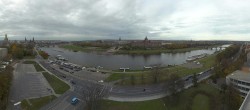 Archived image Webcam Dresden - Panoramic view of the city 13:00