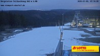 Archiv Foto Webcam Oberhof: Sessellift Fallbachhang Bergstation 06:00