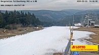 Archiv Foto Webcam Oberhof: Sessellift Fallbachhang Bergstation 15:00