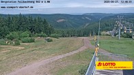 Archiv Foto Webcam Oberhof: Sessellift Fallbachhang Bergstation 11:00