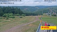 Archiv Foto Webcam Oberhof: Sessellift Fallbachhang Bergstation 13:00
