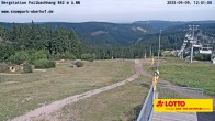 Archiv Foto Webcam Oberhof: Sessellift Fallbachhang Bergstation 09:00