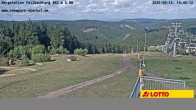 Archiv Foto Webcam Oberhof: Sessellift Fallbachhang Bergstation 13:00