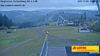 Archiv Foto Webcam Oberhof: Sessellift Fallbachhang Bergstation 06:00
