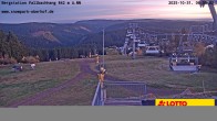 Archiv Foto Webcam Oberhof: Sessellift Fallbachhang Bergstation 05:00